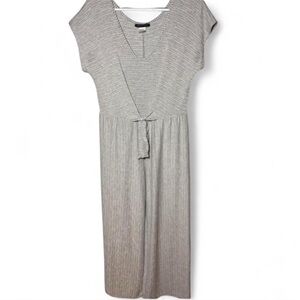 Caution To The Wind Gray Jumpsuit